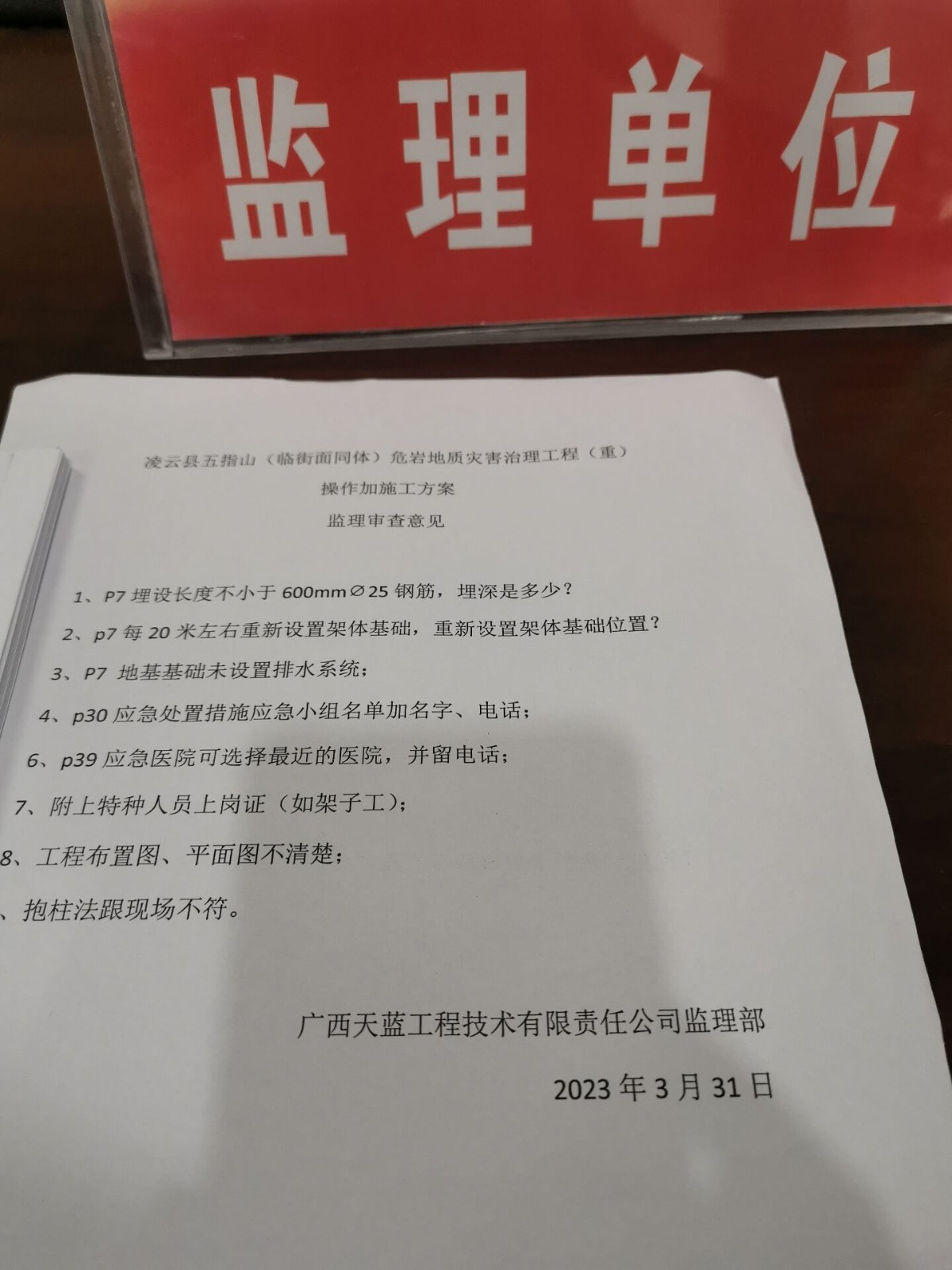 2023.3.31淩雲五指山（臨街面同體）危岩地質災害治理工(gōng)程腳手架專項專家論證